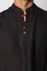 Kashi Hemp Long Sleeve Shirt Black
