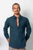 Kashi Rahma Slim Fit Shirt Persian Blue