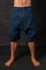 Kashi Hemp Organic Cotton Eclipse Drop Crotch Shorts Blue
