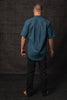 Kashi Hemp Cotton Paradigm Short Sleeve Shirt Aegean Blue
