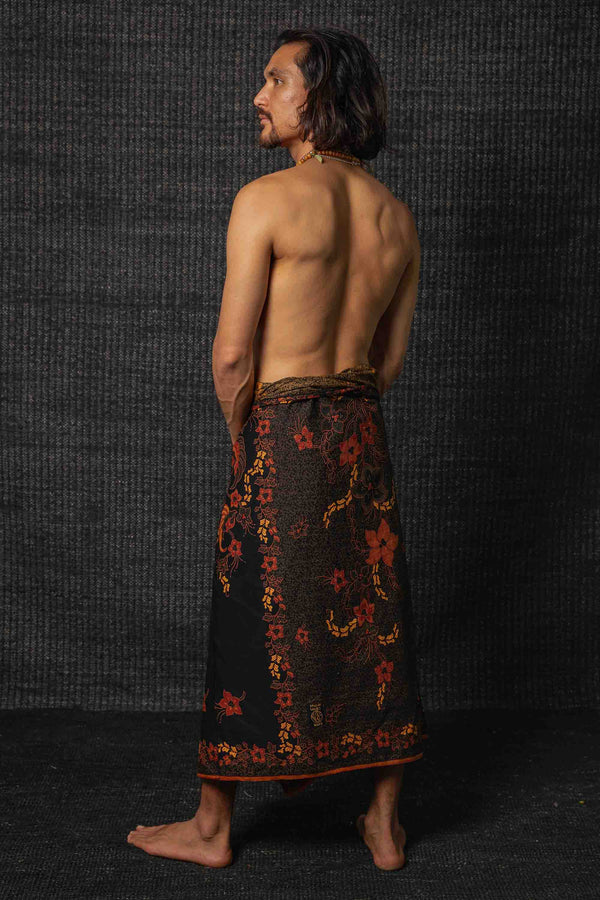 Kashi Cotton Batik Sarong Hibiscus