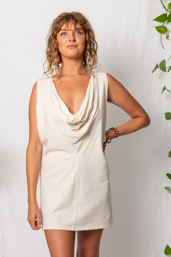 Kama Silk Dress & Top white