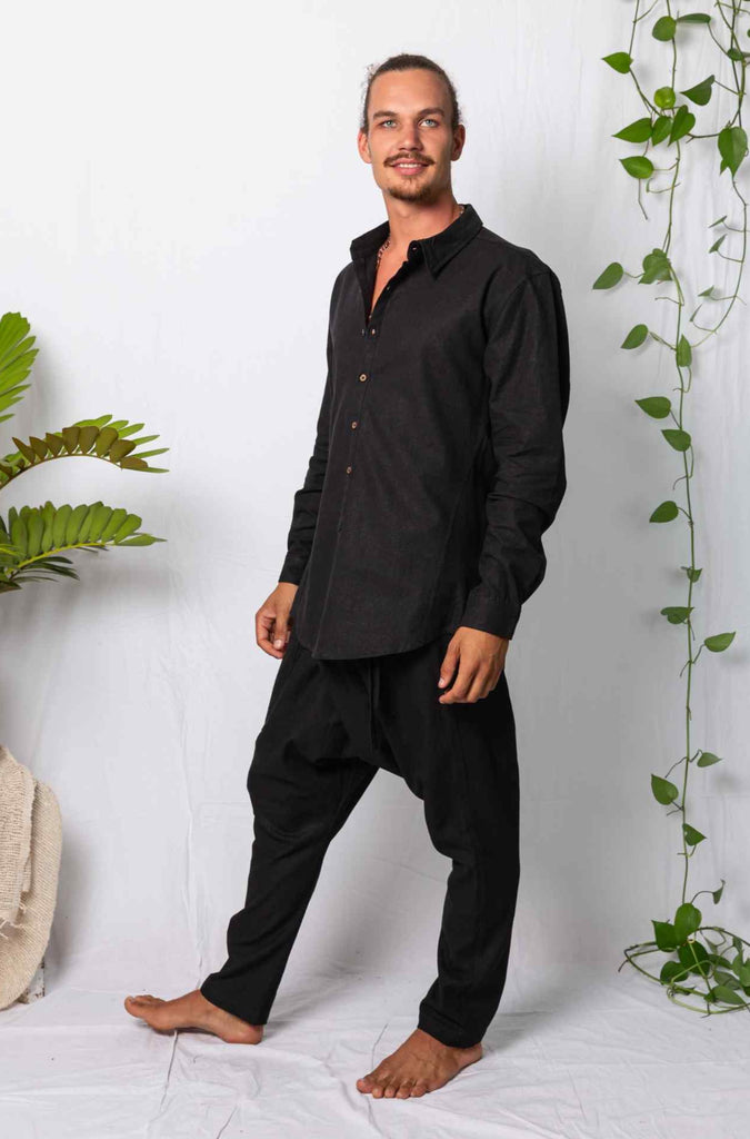 Kashi Rahma Slim Fit Shirt Black