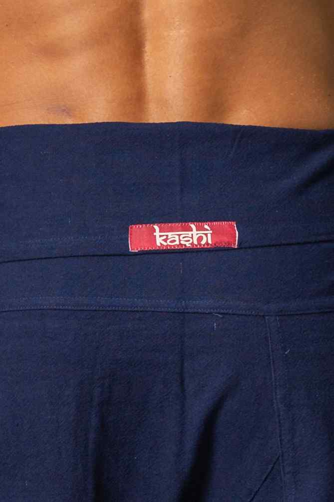 Kashi brushed cotton fishermans pants indigo