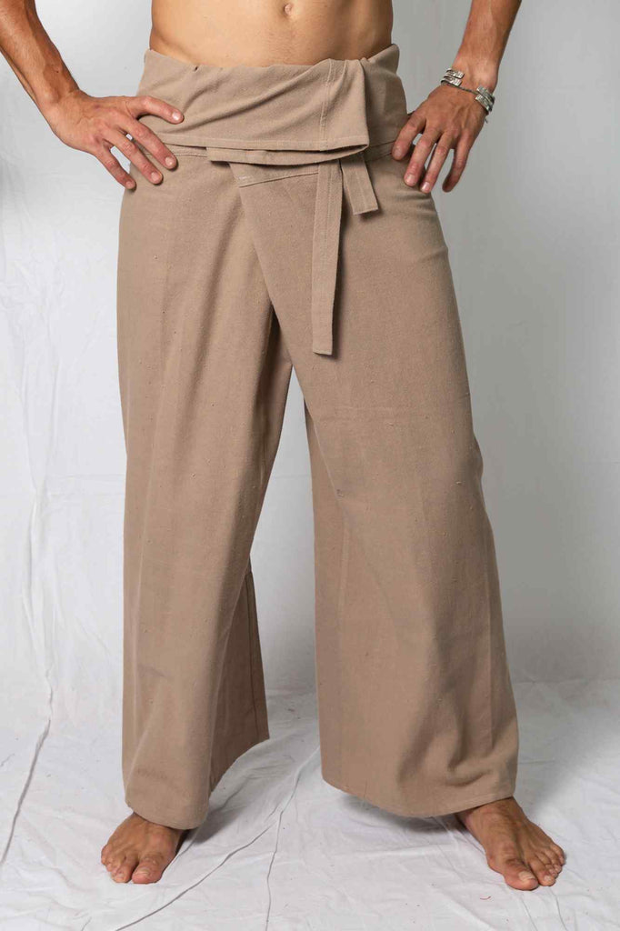 Brushed Cotton Fishermans Pants Linen