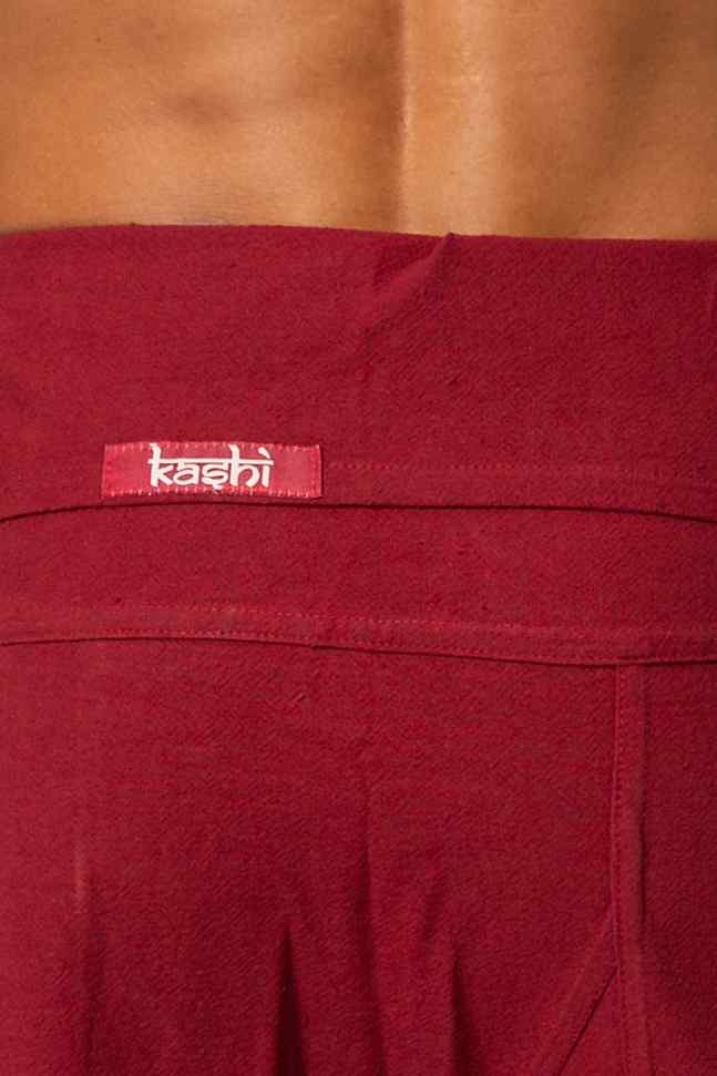 Kashi brushed cotton fishermans pants brick red