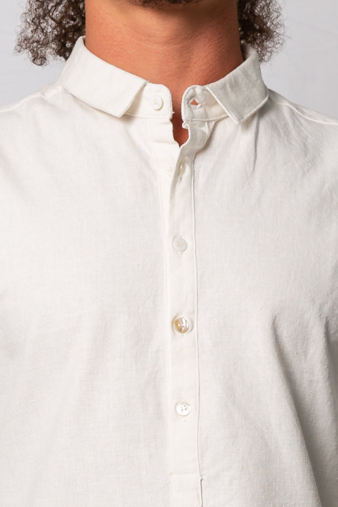 Kashi Samadhi Short Sleeve Shirt White