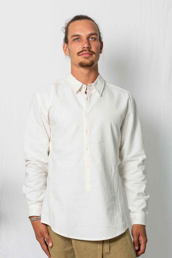 Kashi Rahma Slim Fit Shirt White