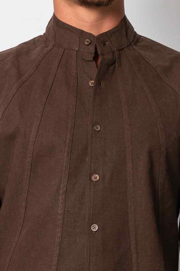Kashi Surya Long Sleeve Shirt Brown