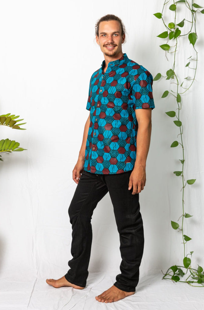 Island Vibez Shirt Blue Hive Kashi