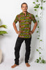 Island Vibez Shirt Afro Ghost Green Kashi
