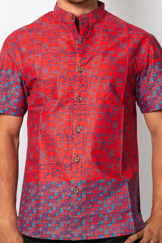Island Vibez Shirt Geometric Kashi
