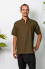 Kashi Hemp Short Sleeve Shirt Olive