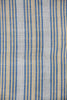 Hand Woven Hemp Noren - Blue & Yellow Stripe