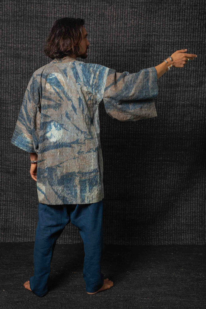 kashi Cotton Hand Dyed Full Moon Kimono