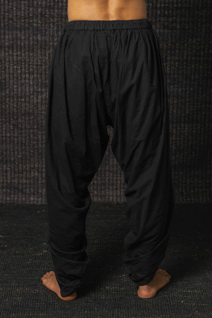 Kashi Cotton Dhotti Yoga Pants Black