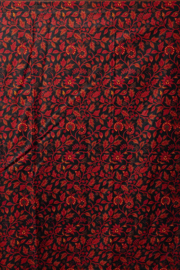 Kashi Cotton Batik Sarong Blossom Redd