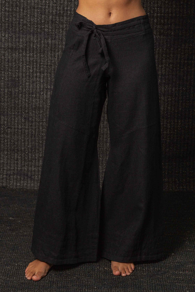 Kashi Hemp Fancy Pants Black