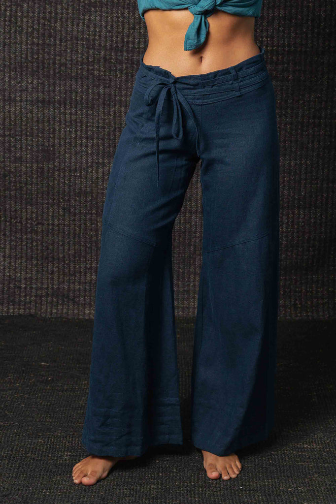 Kashi Hemp Fancy Pants Dark Blue