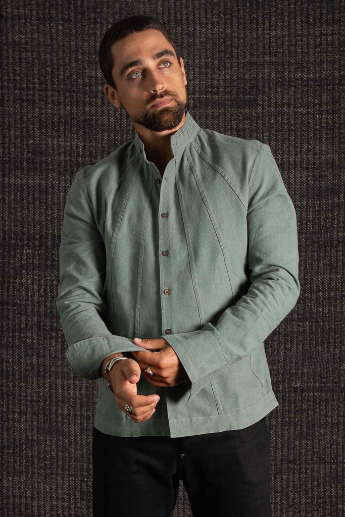 Surya Long Sleeve Shirt Sea Mist