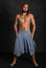 Kashi 3/4 Hemp Harem Pant Steel Blue