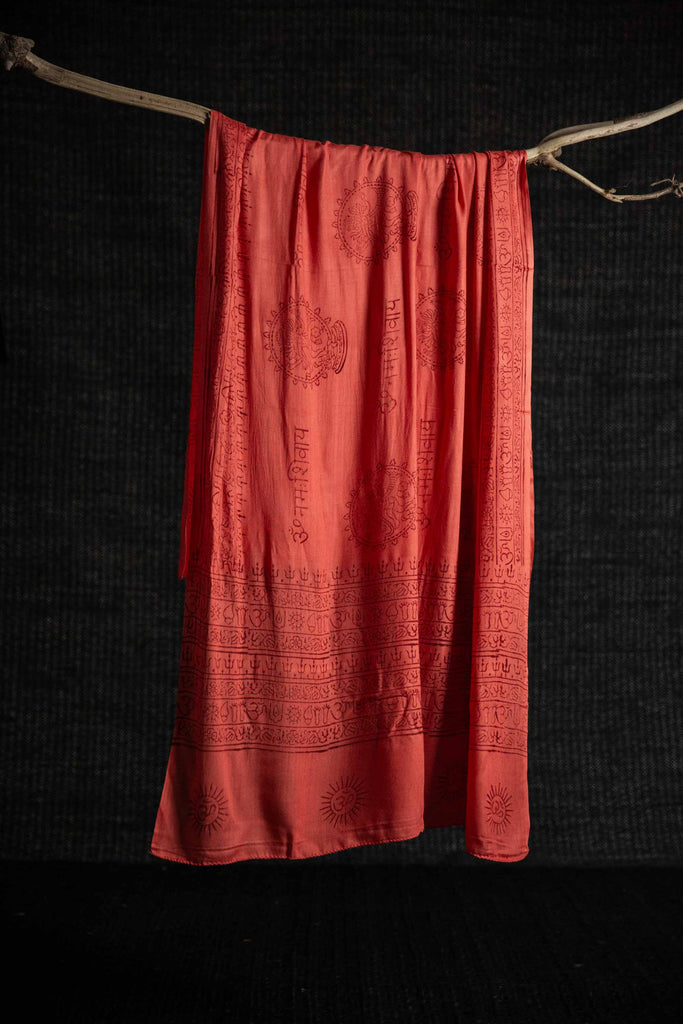 Ram Nami Shawl Red