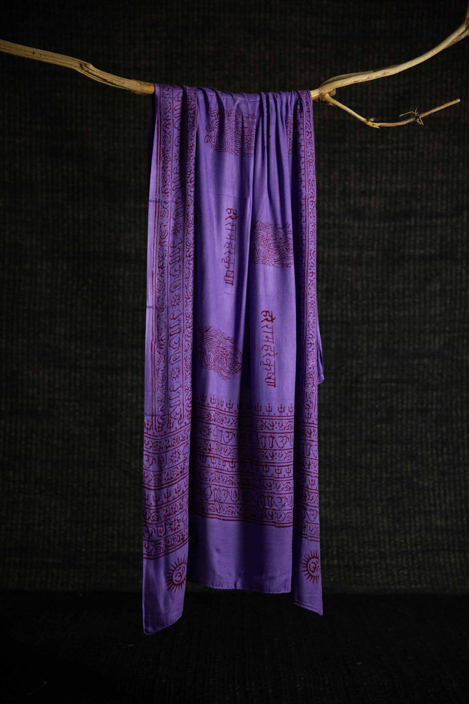 Ram Nami Shawl Violet