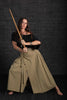 Kashi Samurai Skirt Organic Cotton Hemp Olive