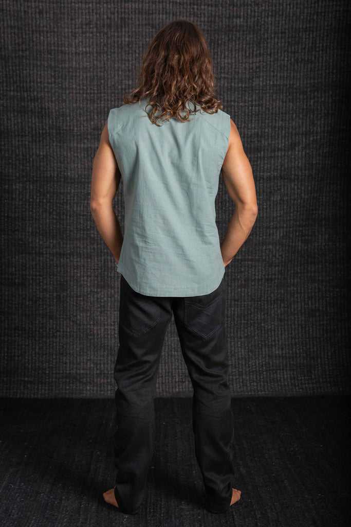 Lightweight Surya Sleeveless Shirt Sea Mist