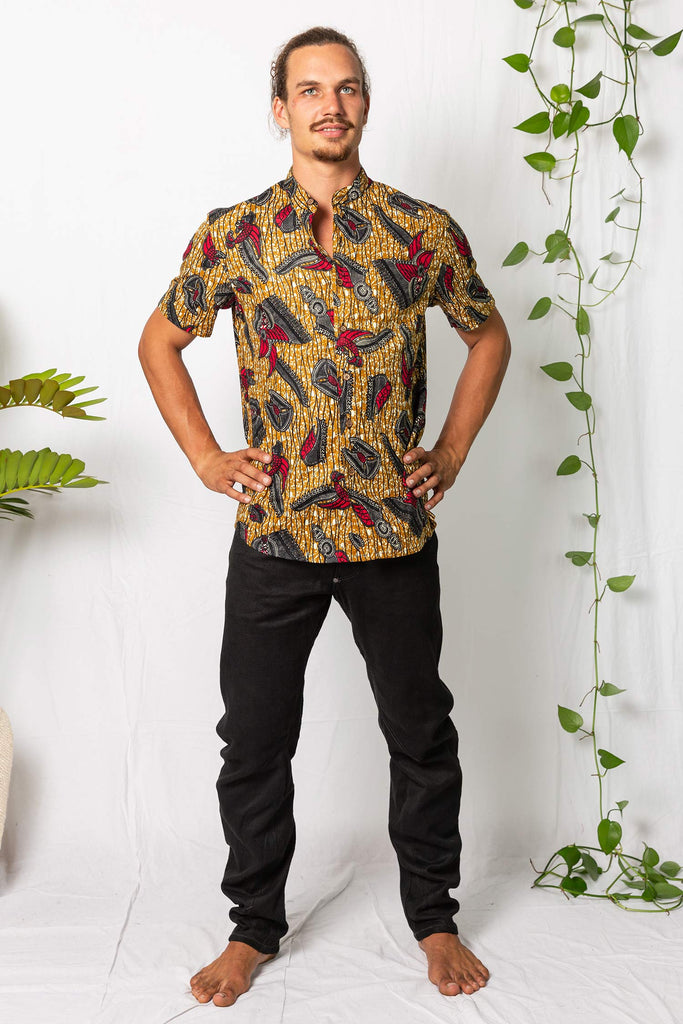 kashi island vibe shirt batik garuda